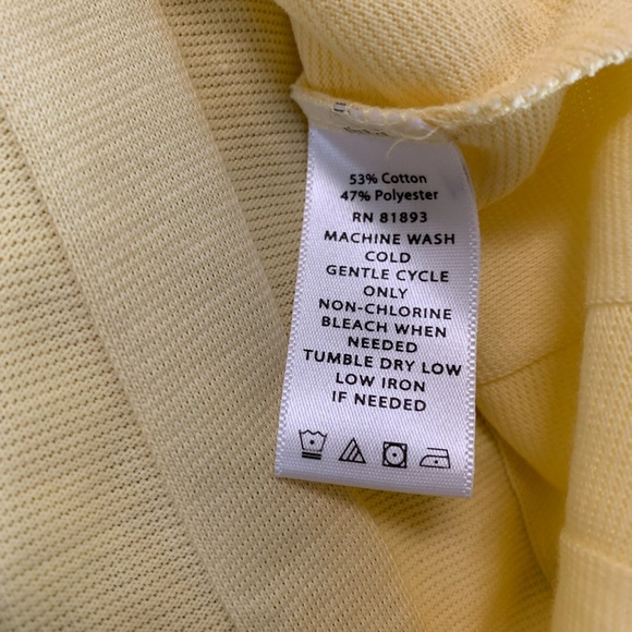 Denim & Co. Women’s Yellow Top size IX - Picture 5 of 13